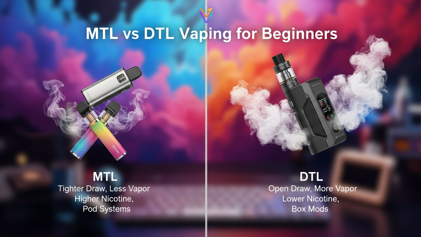 MTL vs DTL Vaping for Beginners